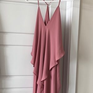 T Strap Back Mini Dress